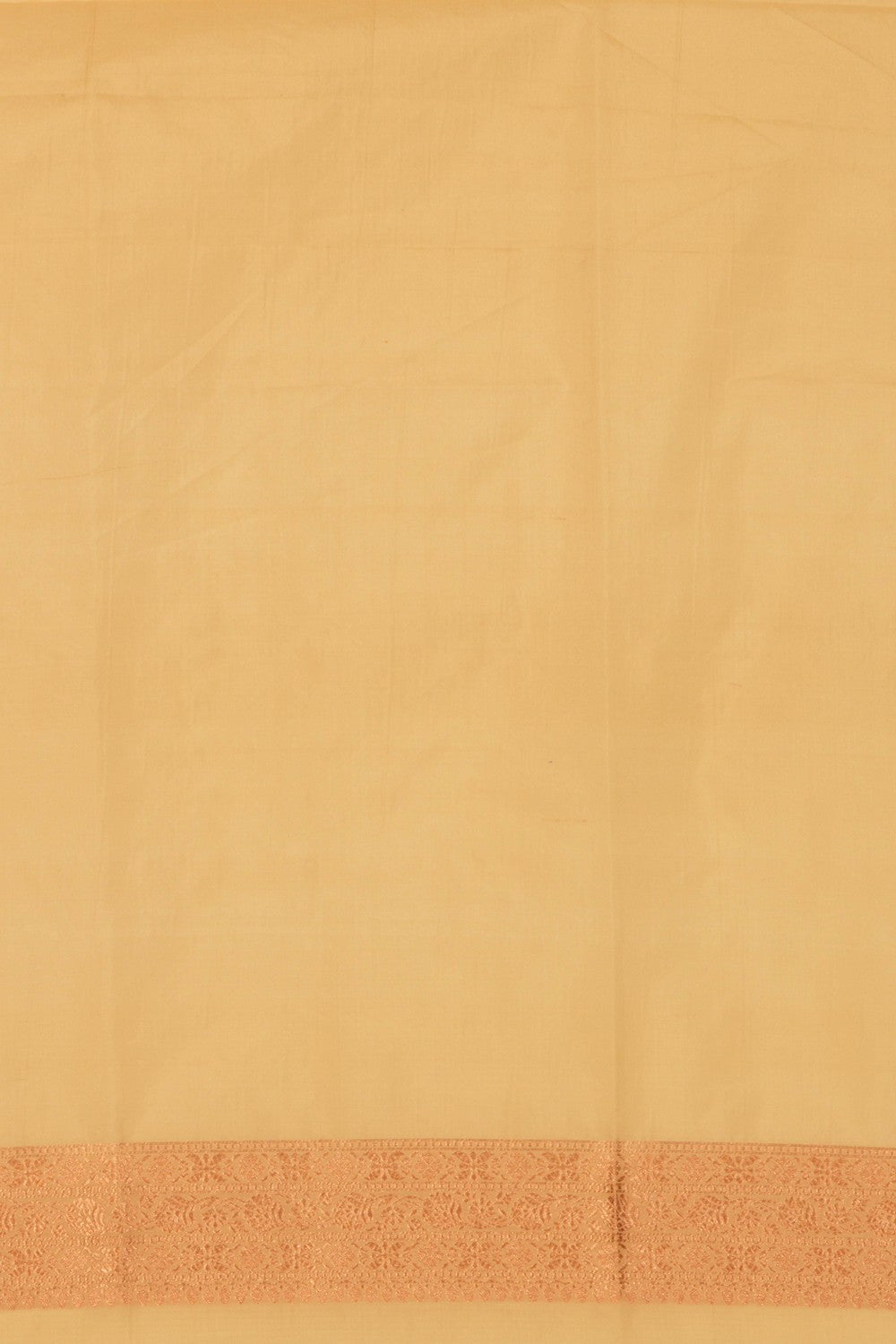 Image of Banarasi Silk Ivory Off-White Saree